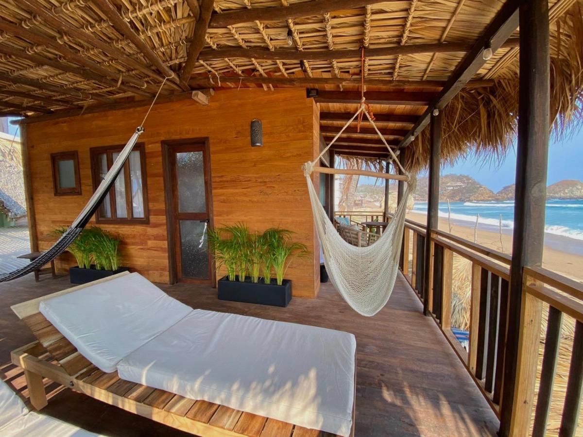 Cafe Maya - Zipolite Kültér fotó